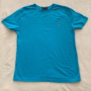Polo by Ralph Lauren Turquoise Boys Short Sleeve T-shirt, Size M (10-12).